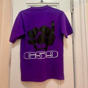AUTHENTIC $uicideboy$ Grey Day 2023 Tour G59 Records Logo Purple Skull T-shirt